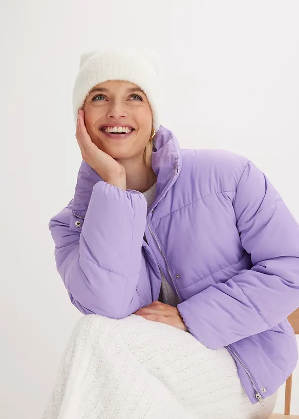 Giacca trapuntata con collo dritto, bonprix