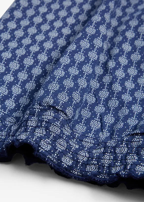 Maglia fantasia con maniche ad aletta (pacco da 2), bonprix