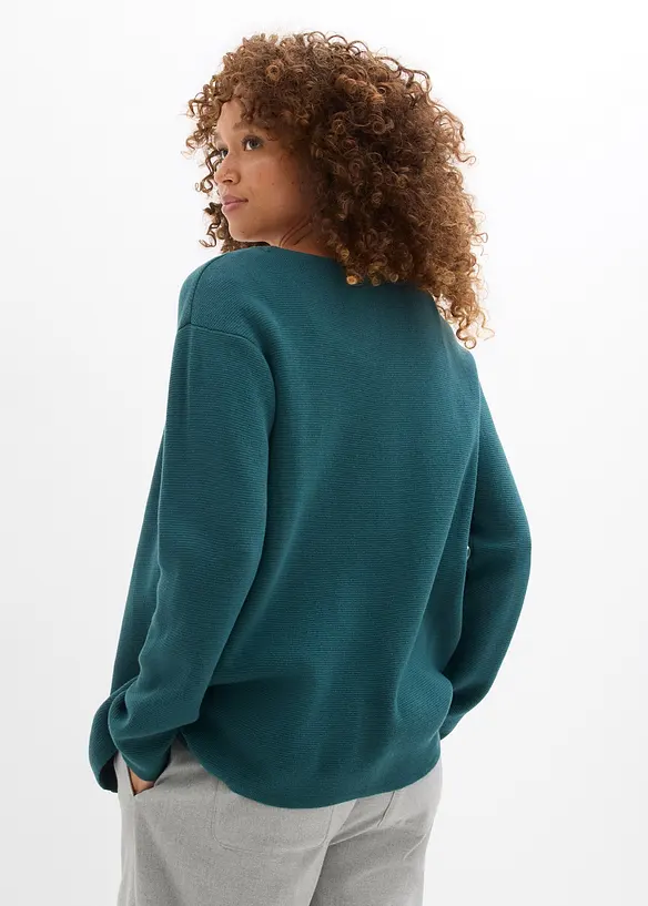 Cardigan a coste Milano, bonprix