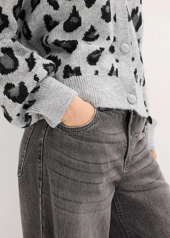 Cardigan leopardato, bonprix
