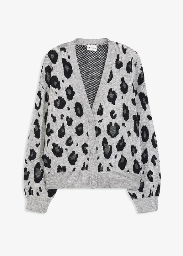 Cardigan leopardato, bonprix