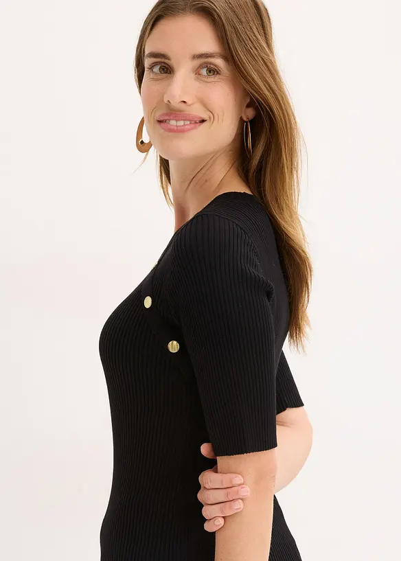 Maglione in filato fine di misto viscosa fluente, bonprix
