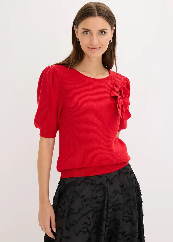 Maglione con fiocchi, bonprix
