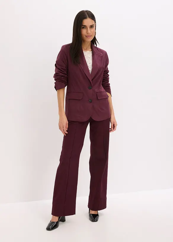 Blazer in similpelle scamosciata, bonprix