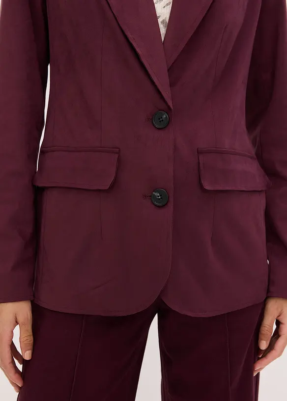 Blazer in similpelle scamosciata, bonprix