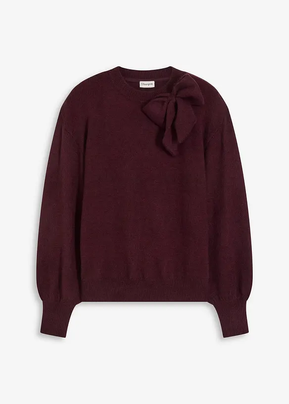 Maglione con fiocco, bonprix
