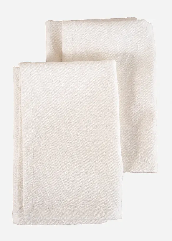 Tovaglioli di stoffa in cotone biologico (pacco da 2), bonprix