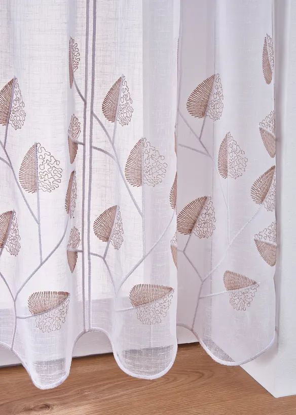 Tenda a vetro con ricami, bonprix