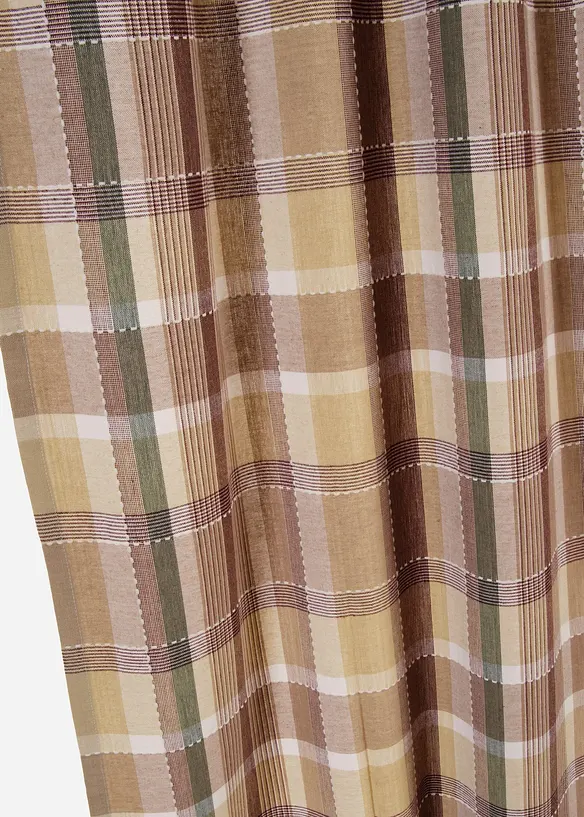 Tenda in cotone biologico a quadri (pacco da 1), bonprix