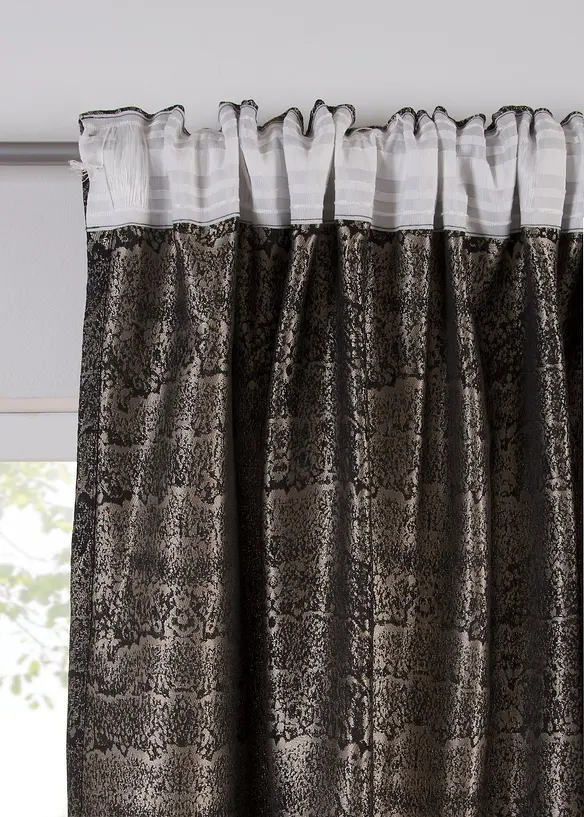 Tenda jacquard in fantasia grafica (pacco da 1), bonprix