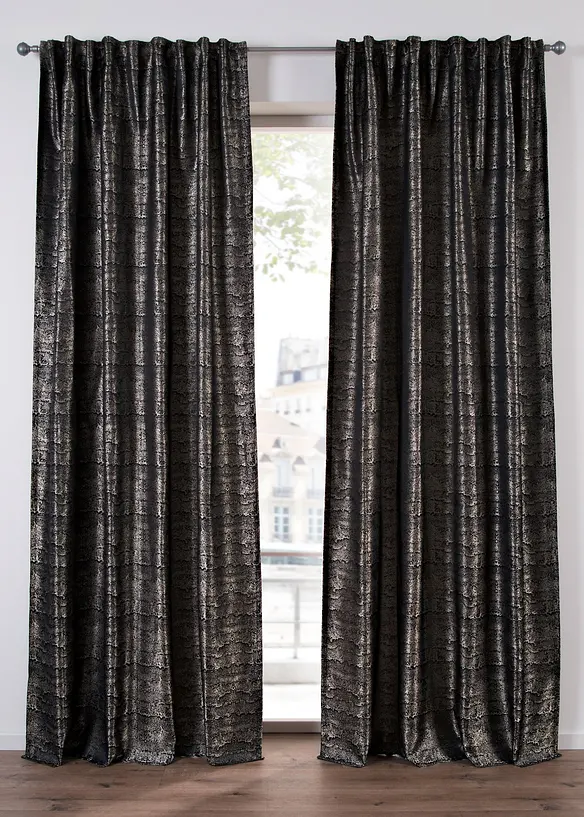 Tenda jacquard in fantasia grafica (pacco da 1), bonprix