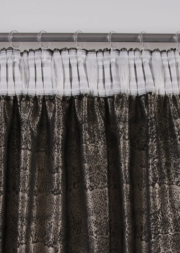 Tenda jacquard in fantasia grafica (pacco da 1), bonprix
