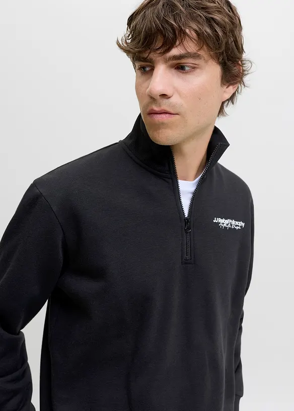 Felpa con mezza zip JJ REBEL, J&J Rebel