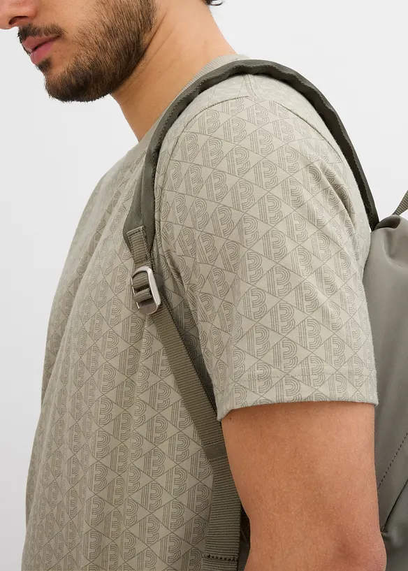 T-shirt in puro cotone biologico con fantasia, bonprix