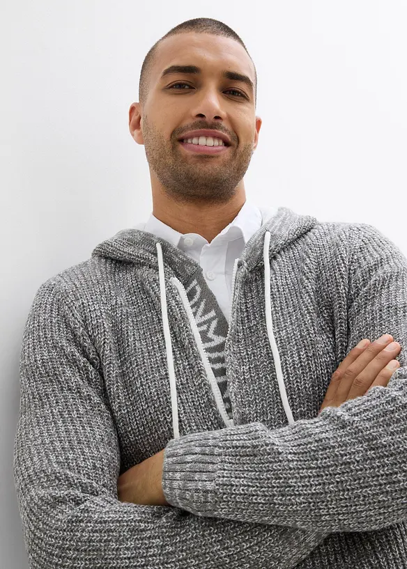 Maglione con cappuccio, bonprix