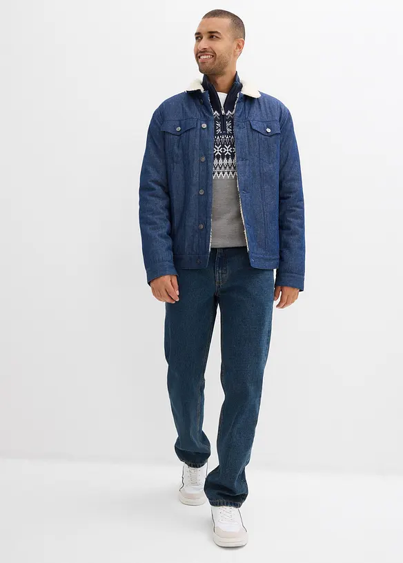 Maglione norvegese con zip, bonprix