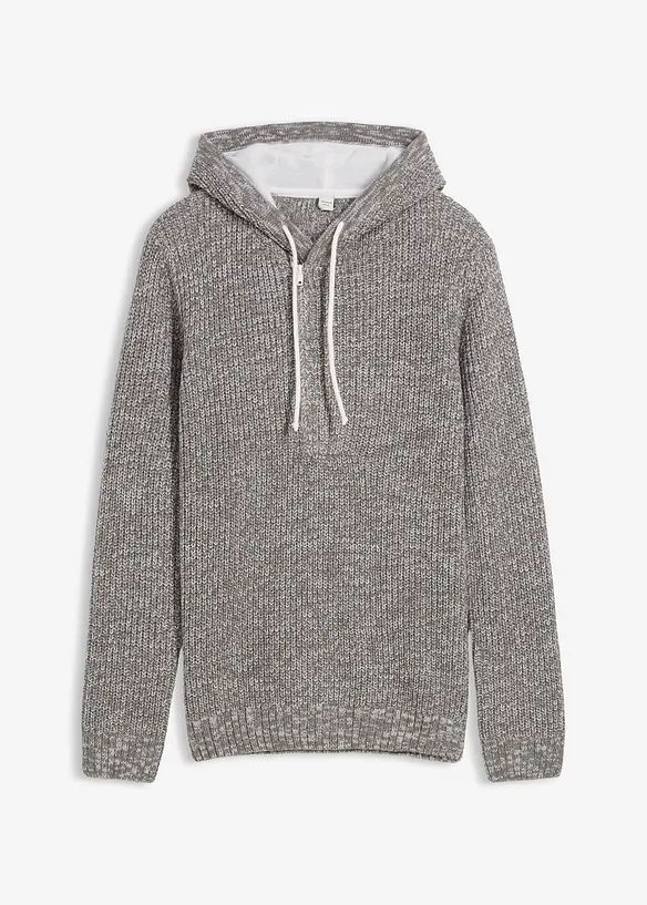 Maglione con cappuccio, bonprix