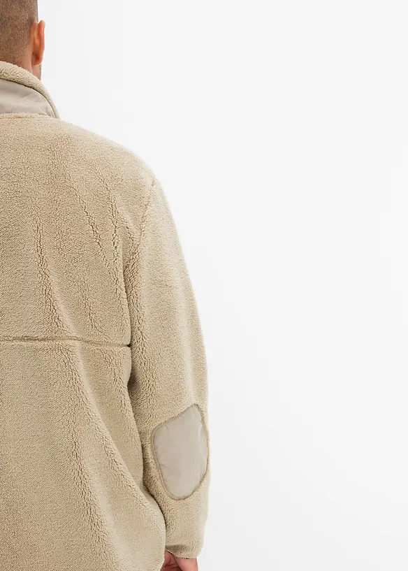 Giacca in pile effetto peluche, bonprix