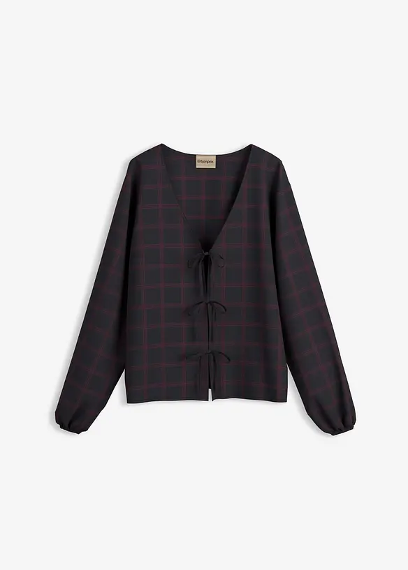 Blusa oversize in morbida viscosa, bonprix