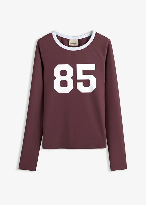 Maglia a maniche lunghe in jersey leggero, bonprix