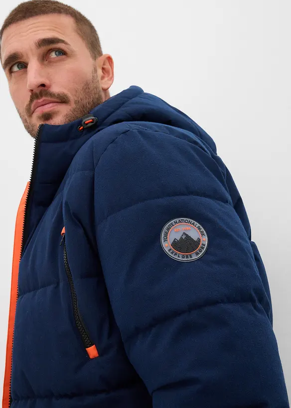 Giacca tecnica trapuntata, calda e idrorepellente, bonprix