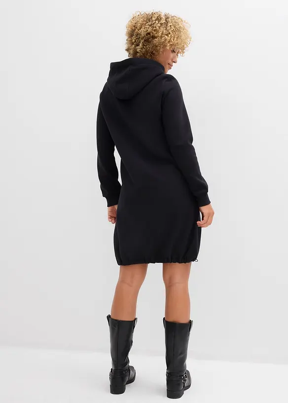 Abito in felpa di misto cotone, bonprix