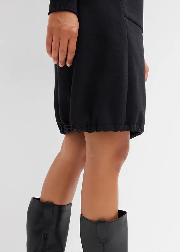 Abito in felpa di misto cotone, bonprix