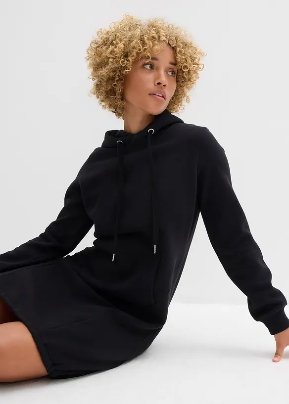 Abito in felpa di misto cotone, bonprix