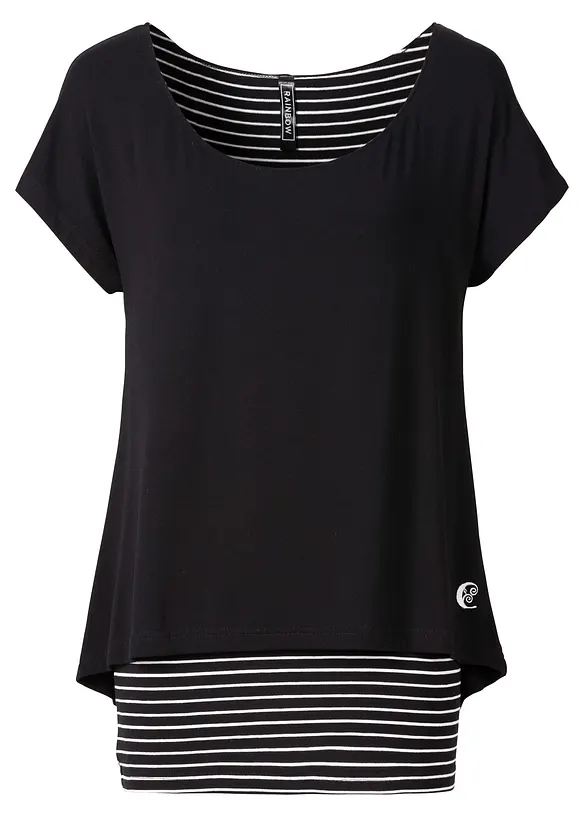 Maglia lunga in morbido misto viscosa, bonprix