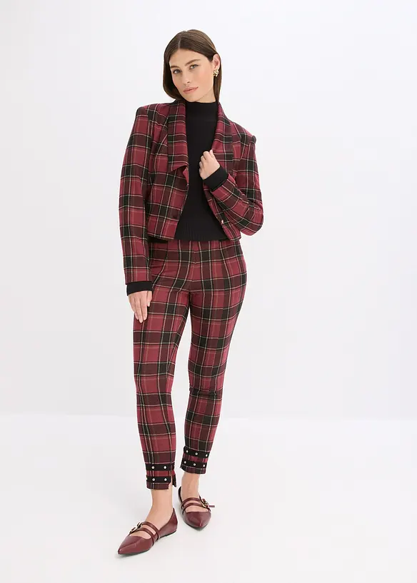 Jeggings con borchie dorate, bonprix