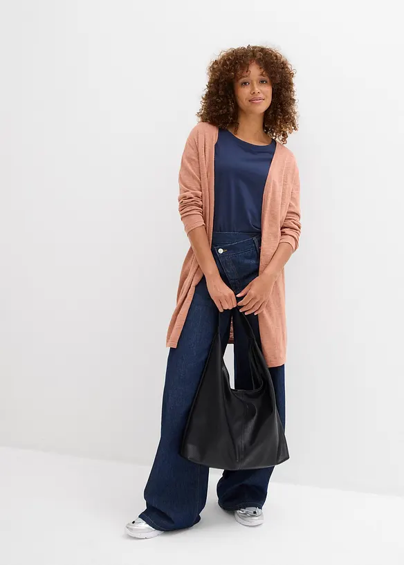 Cardigan lungo aperto, bonprix