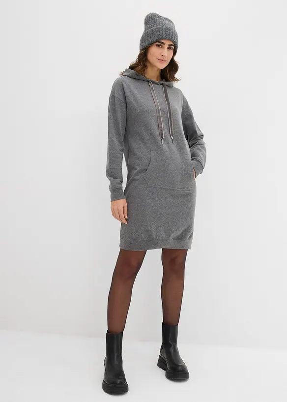 Abito in felpa di puro cotone, bonprix