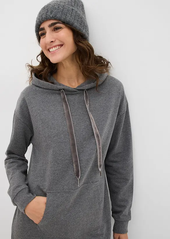 Abito in felpa di puro cotone, bonprix