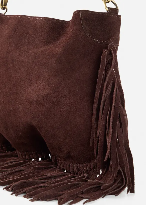 Borsa a tracolla in pelle, bonprix