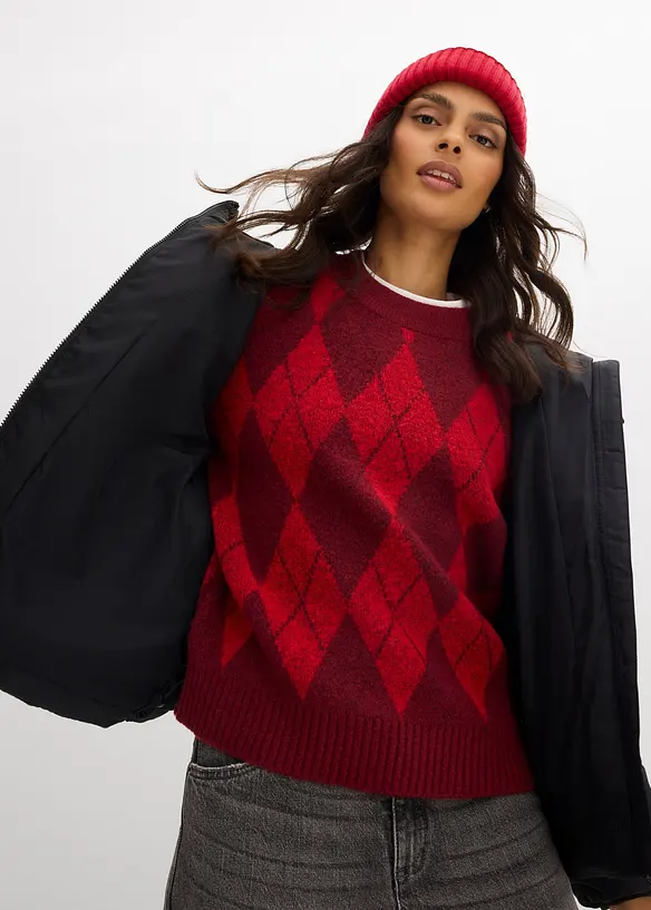 Giacca trapuntata oversize, bonprix