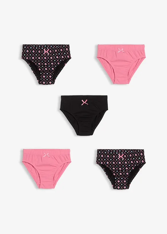 Slip con morbido cotone biologico (pacco da 5), bonprix