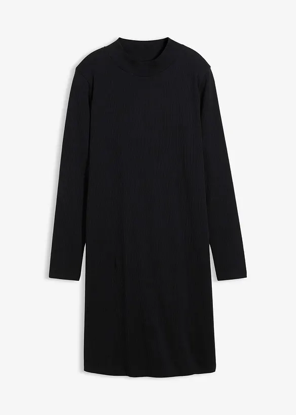 Abito di jersey con collo dritto, bonprix