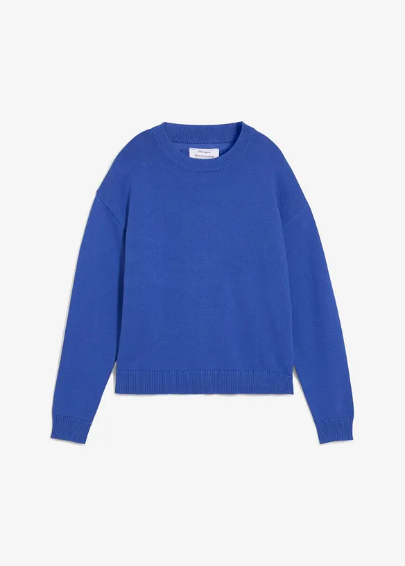 Maglione oversize in puro cotone, bonprix