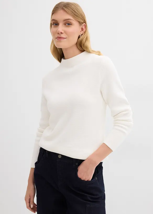Maglione in puro cotone, bonprix
