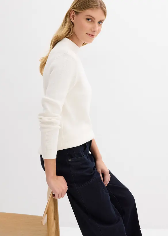Maglione in puro cotone, bonprix