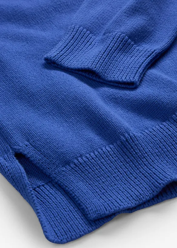 Maglione a collo alto in puro cotone, bonprix