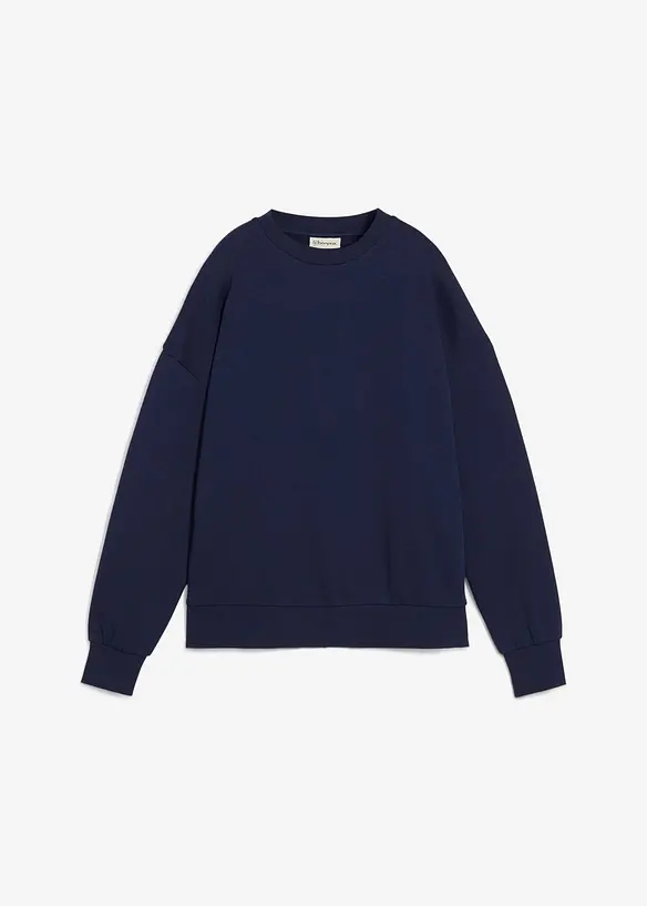 Felpa oversize in puro cotone biologico, bonprix