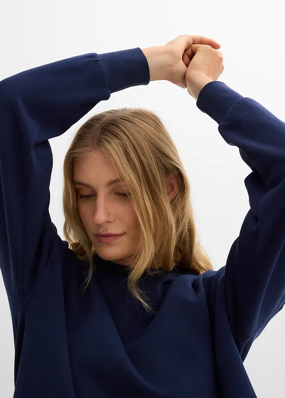 Felpa oversize in puro cotone biologico, bonprix