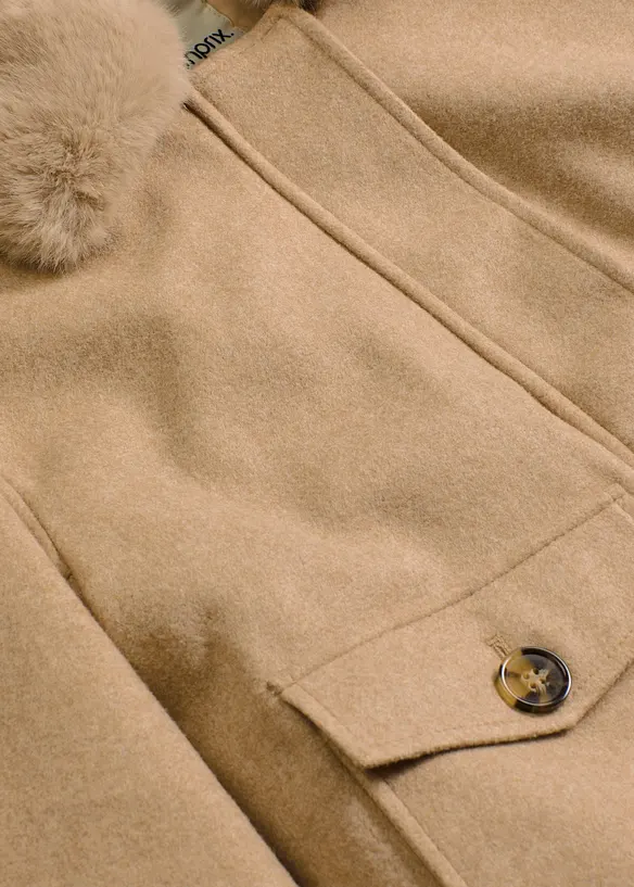 Giacca invernale in simil lana, bonprix