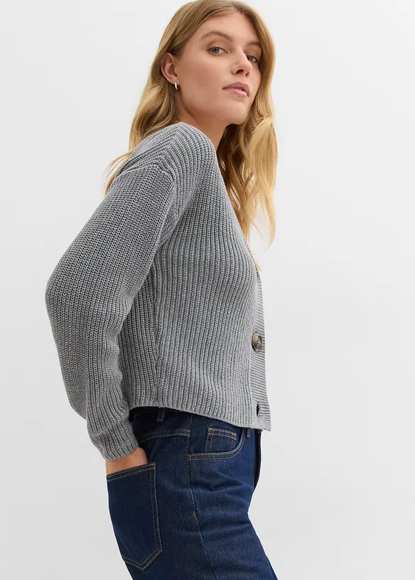 Maglione in filato grosso di puro cotone, bonprix