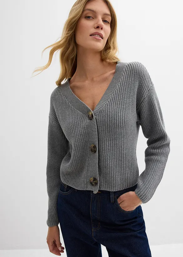 Maglione in filato grosso di puro cotone, bonprix
