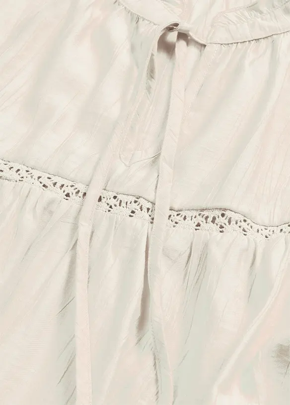 Blusa in fine misto viscosa, bonprix
