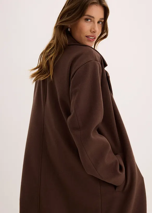 Cappotto oversize in misto lana, bonprix