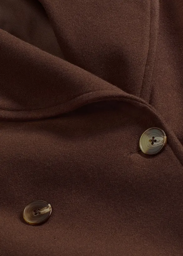 Cappotto oversize in misto lana, bonprix