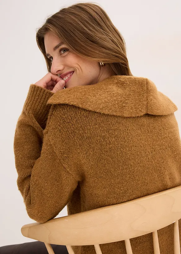Cardigan in filato grosso, bonprix